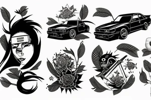 hakosuka nissan skyline tattoo idea