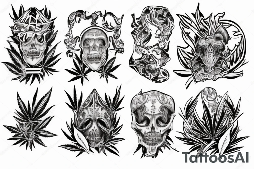 weed rusta tattoo idea