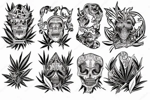 weed rusta tattoo idea