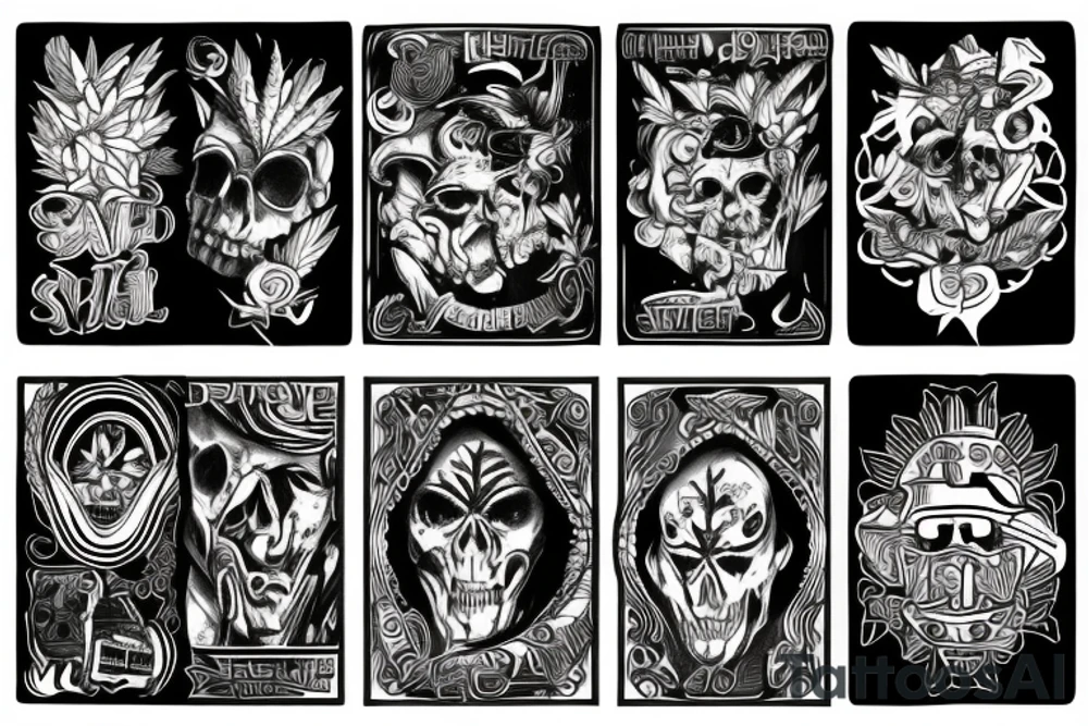 weed rusta tattoo idea