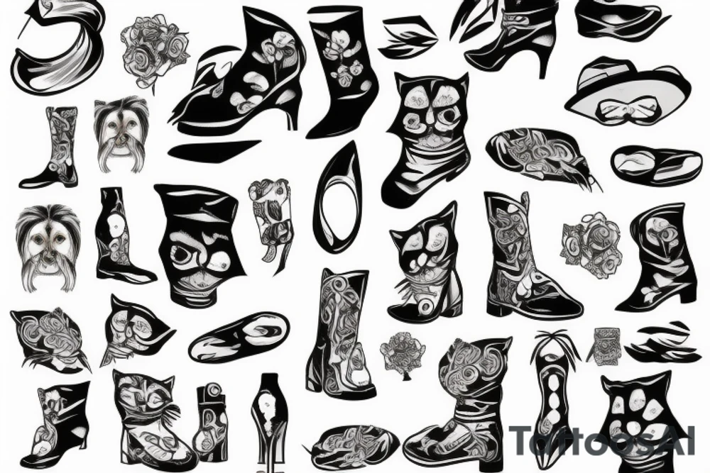 puss in boots tattoo idea