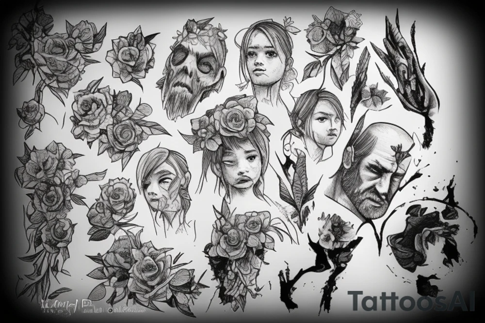 The last of us Ellie tattoo idea