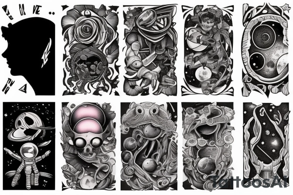 Space tattoo idea