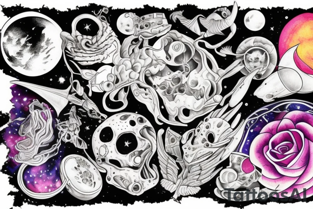 Space tattoo idea