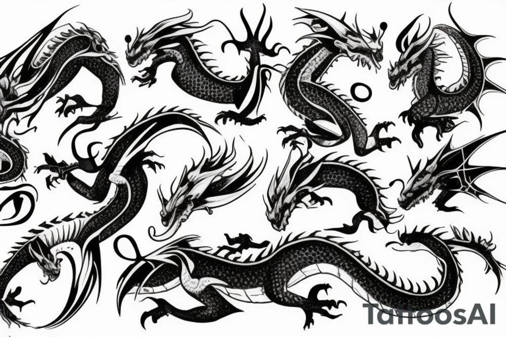 Dragon tattoo idea