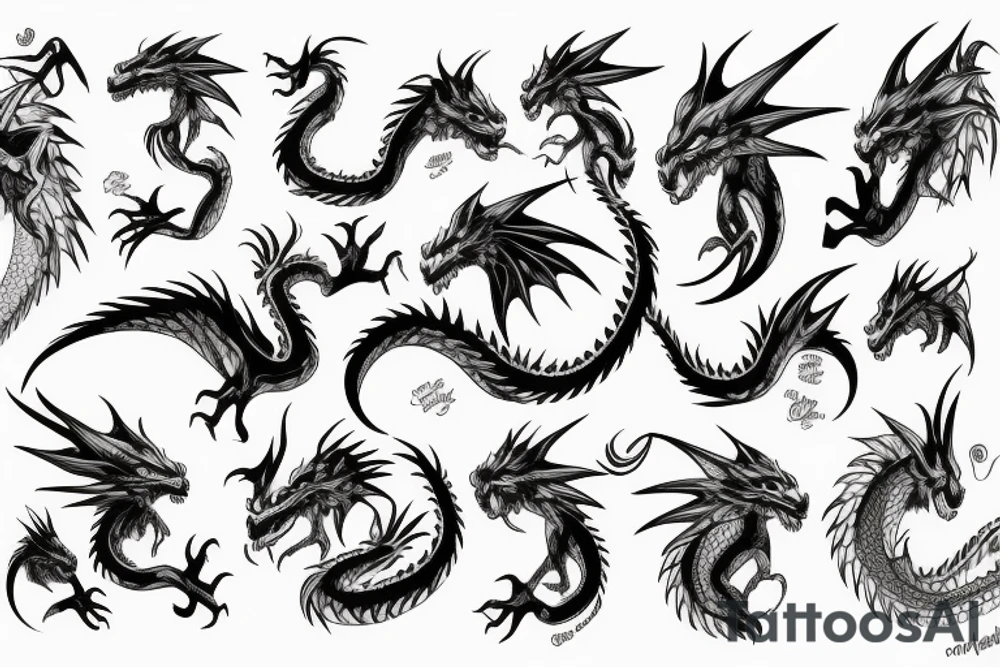 Dragon tattoo idea