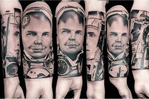Gagarin tattoo idea