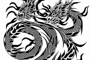 japanese dragon back tattoo tattoo idea
