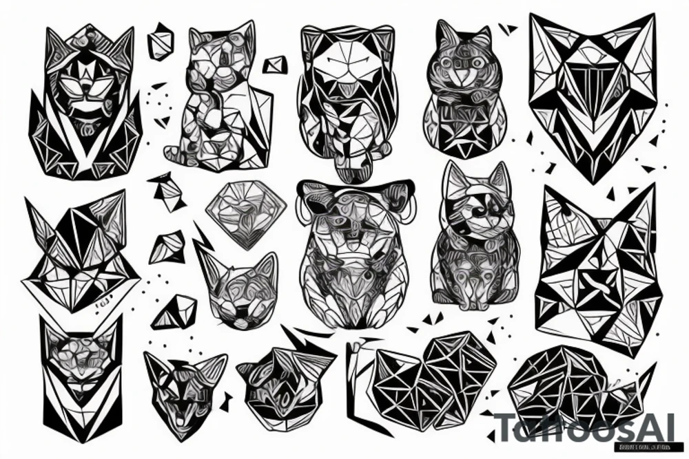 Сосиска с котом tattoo idea