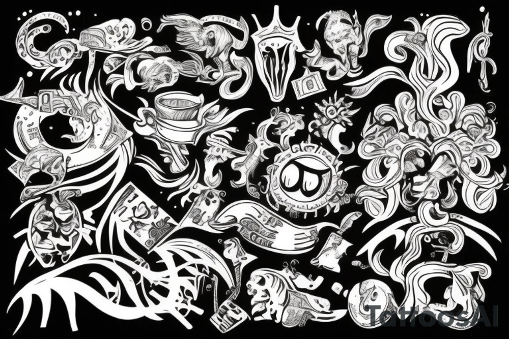Dirty walls Russia tattoo idea