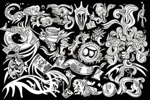 Dirty walls Russia tattoo idea