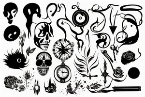 silence, silent, shh, morse, quite tattoo idea