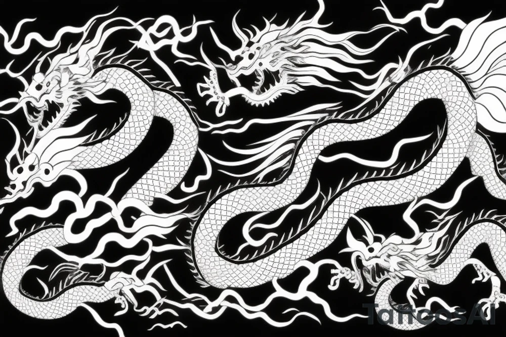 Chinese dragon tattoo idea