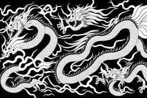 Chinese dragon tattoo idea