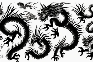 Chinese dragon tattoo idea