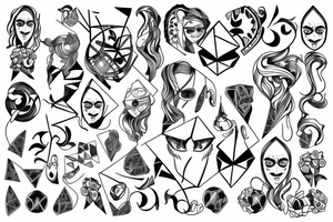 Figures tattoo idea