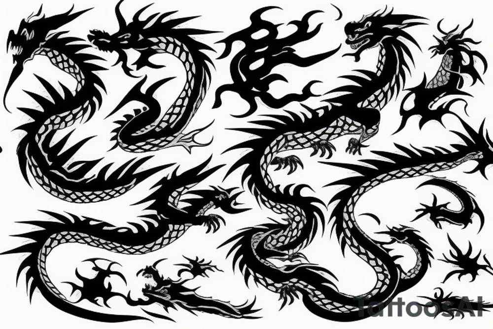 Dragon tattoo idea