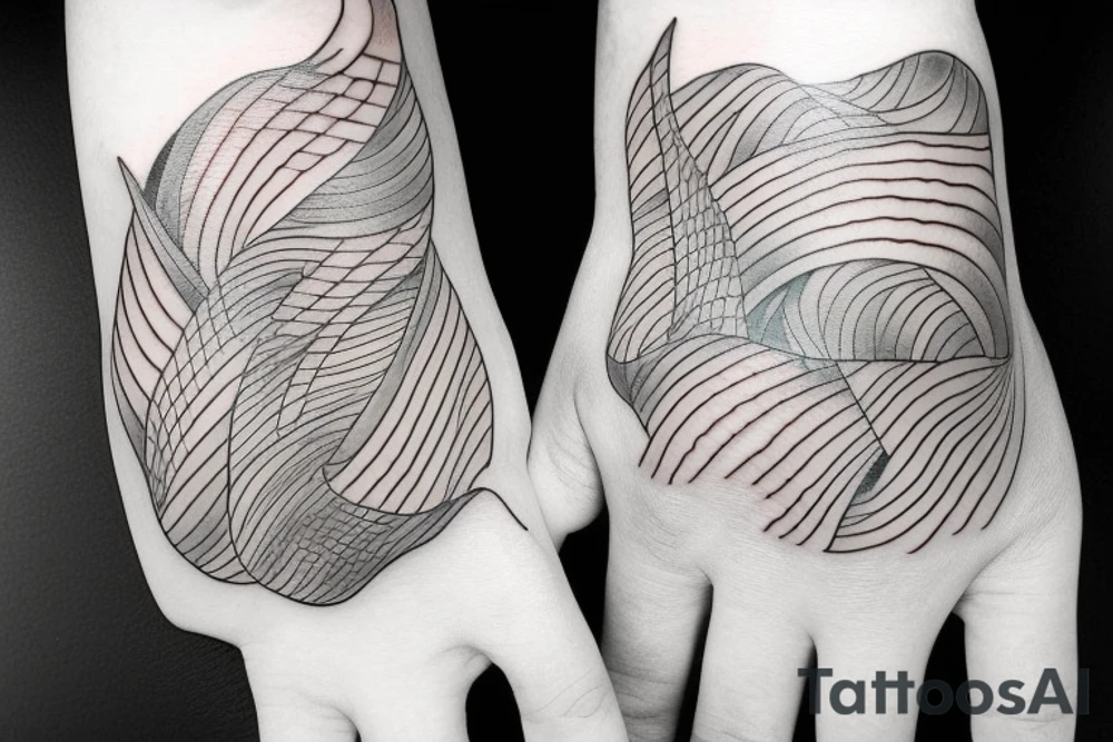 Wave tattoo idea