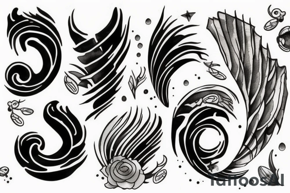 Wave tattoo idea