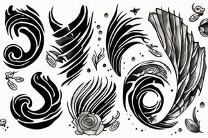 Wave tattoo idea