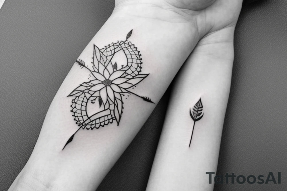 small cute tattoo with water tattoo idea