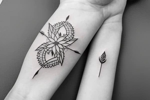 small cute tattoo with water tattoo idea