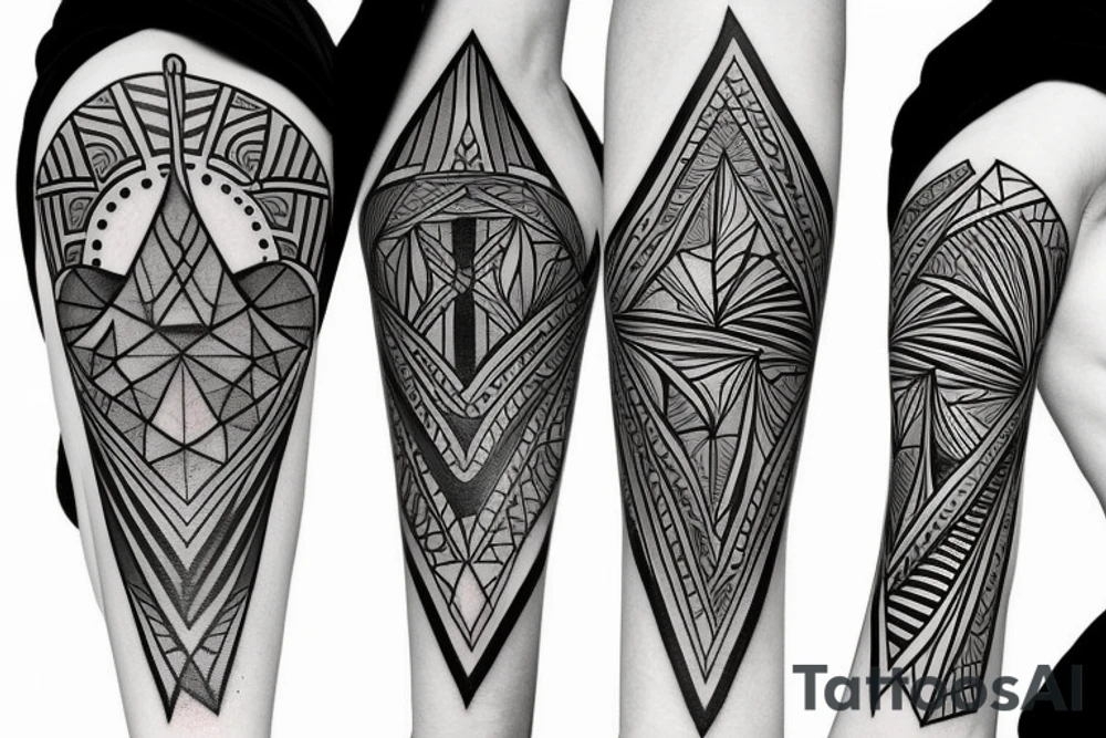 triangles tattoo idea