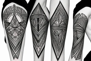 triangles tattoo idea