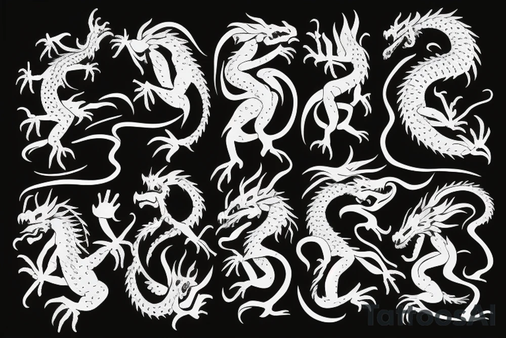 Dragon tattoo idea