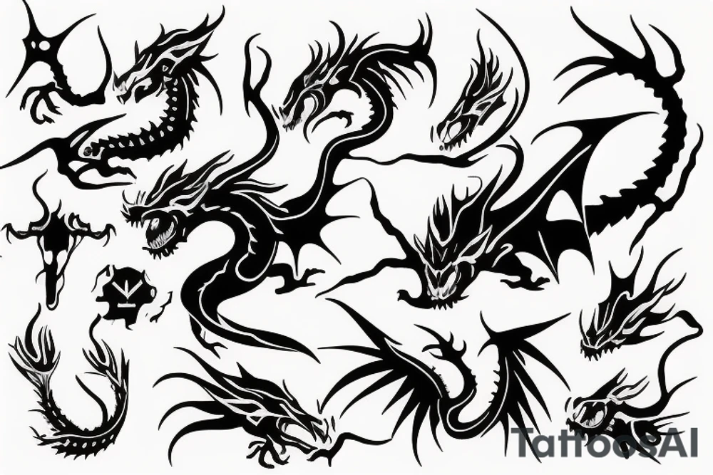 Dragon tattoo idea
