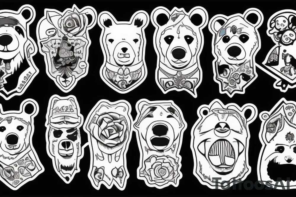 Bear tattoo idea