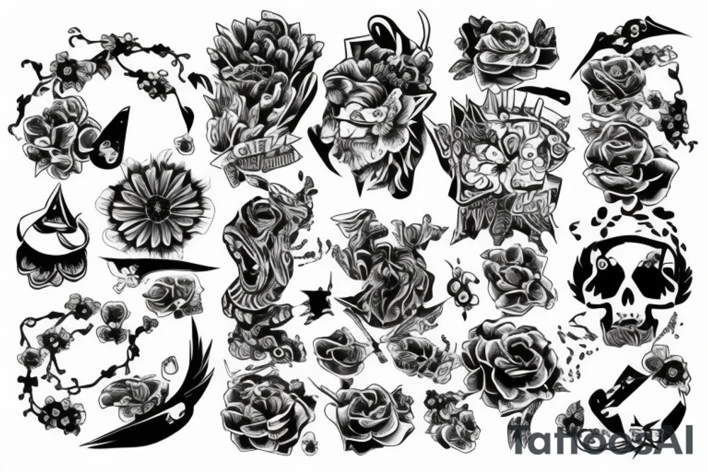 Дракон tattoo idea