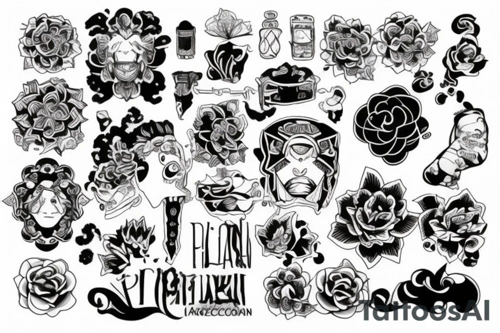 Дракон tattoo idea