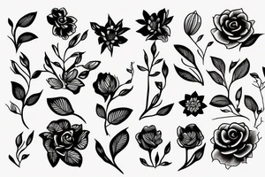 Mirt flower tattoo idea