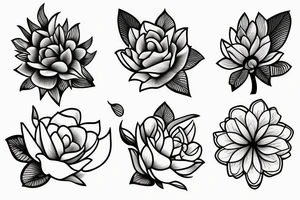 Mirt flower tattoo idea