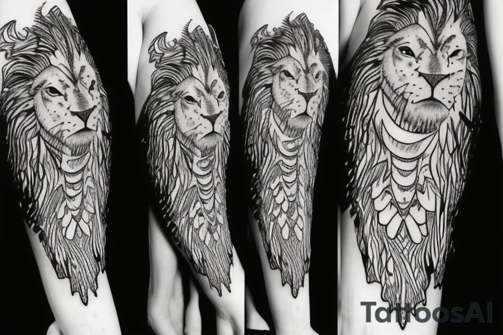 Lion king tattoo idea