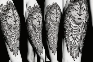 Lion king tattoo idea