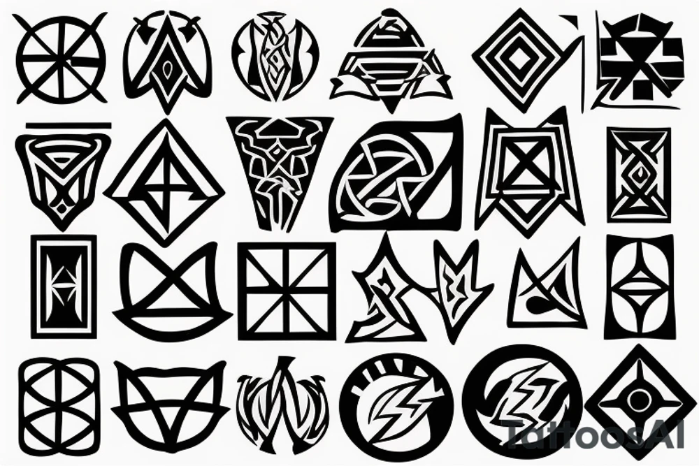 trident tattoo idea