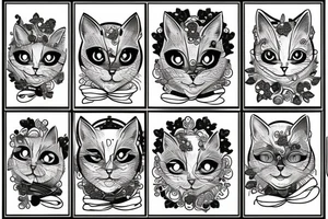 bald cat tattoo idea