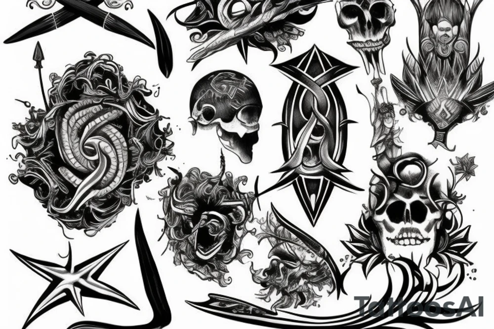 trident tattoo idea