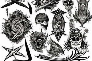 trident tattoo idea