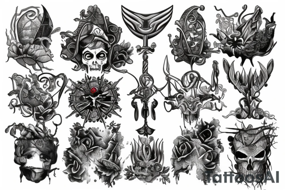 trident tattoo idea