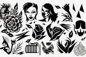 modern society tattoo idea