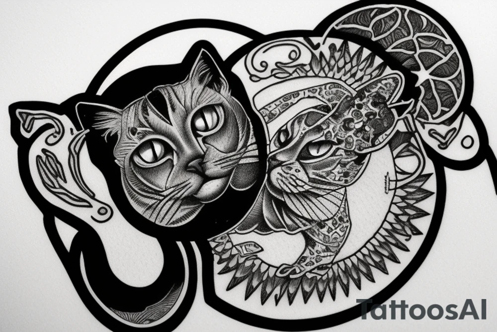bald cat 
sphinx tattoo idea