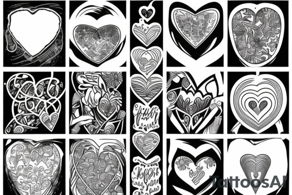 heart tattoo idea