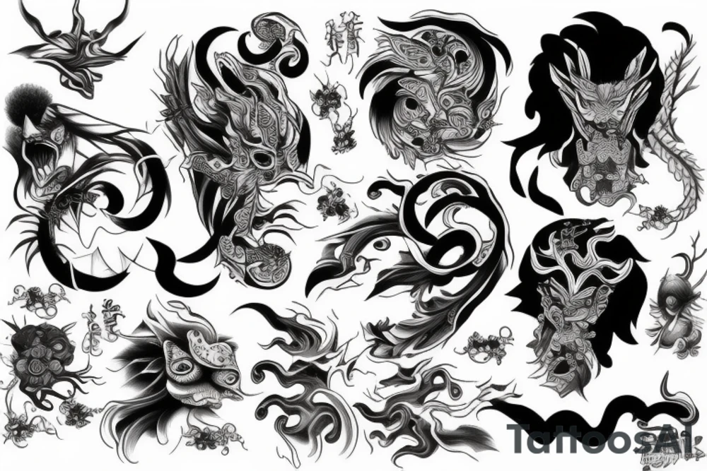 Rengoku tattoo idea