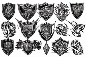 Shield tattoo idea