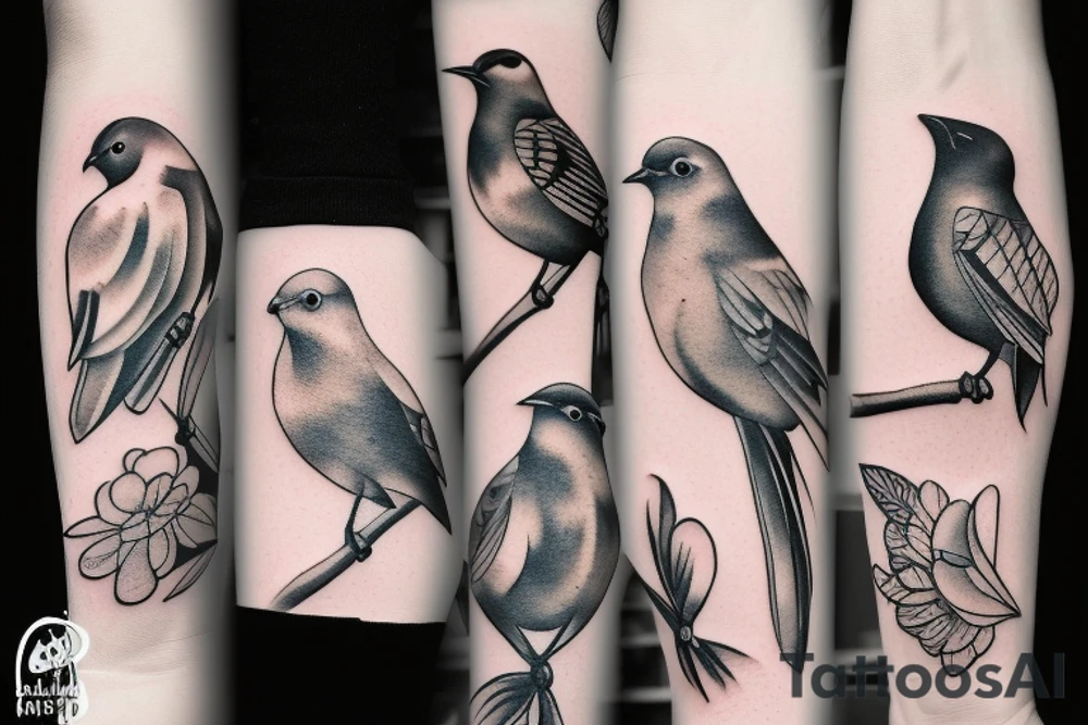 Bird tattoo idea