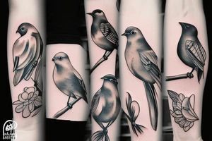 Bird tattoo idea