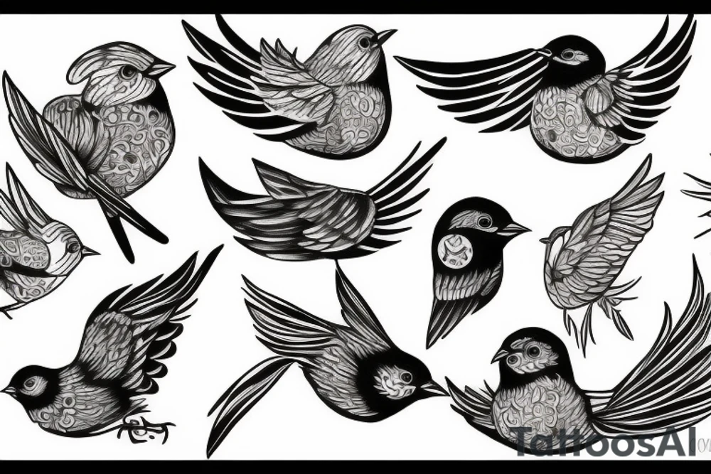 Bird tattoo idea
